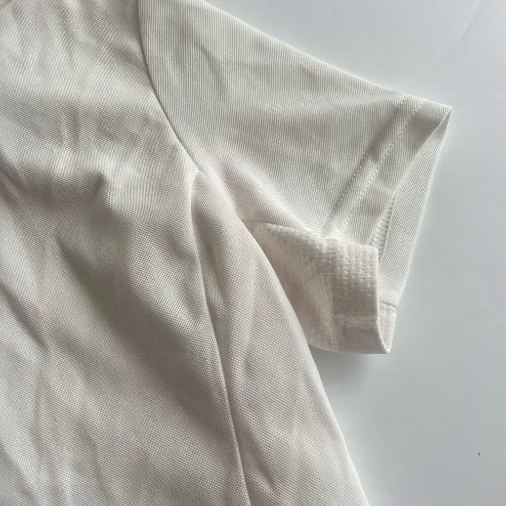 Dublin Competition White Button Front Shirt - Size XL